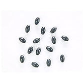 Stonfo Art155 Black Rubber Beads Size